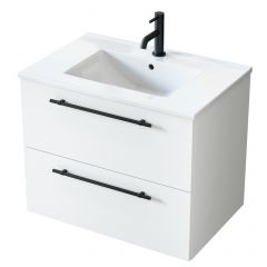Uptrend Nava 004SU7001UP4530700 umywalka z szafką i uchwytami 70.5 cm białą