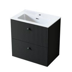 Uptrend Panarea 005BL6003 szafka 59.6x38.2x60 cm podumywalkowa wisząca czarna