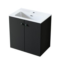 Uptrend Panarea 005SU6006 szafka 59.6x38.2x60 cm podumywalkowa wisząca czarna