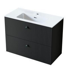 Uptrend Panarea 005SU8003 szafka 79.6x38.2x60 cm podumywalkowa wisząca czarna