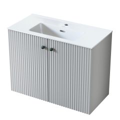 Uptrend Panarea 005SU8004 szafka 79.6x38.2x60 cm podumywalkowa wisząca szara