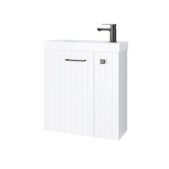 Uptrend Nook 010SU5503TR41366 umywalka z szafką i uchwytami 55 cm białą