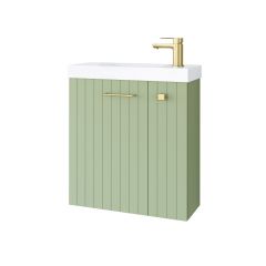 Uptrend Nook 010SU5505TR41366 umywalka z szafką i uchwytami 55 cm zieloną