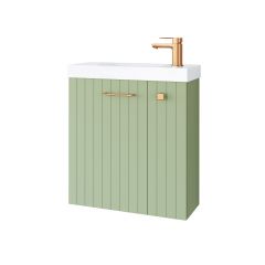 Uptrend Nook 010SU5506TR41366 umywalka z szafką i uchwytami 55 cm zieloną