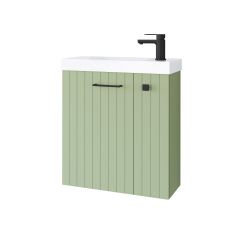 Uptrend Nook 010SU5508TR41366 umywalka z szafką i uchwytami 55 cm zieloną