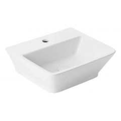 Uptrend Apollo TR41010 umywalka 46x41 cm prostokątna ścienna biała