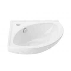 Uptrend Corner TR41196 umywalka 56x19.5 cm narożna ścienna biała