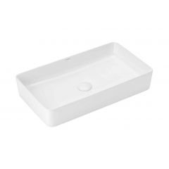 Uptrend Athena TR41206U20 umywalka 61.5x34.5 cm prostokątna nablatowa biała