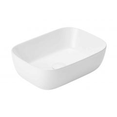 Uptrend Hapi TR41287 umywalka 45.5x33 cm prostokątna nablatowa biała