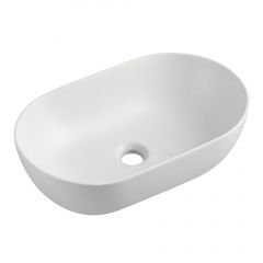 Uptrend Sparrow TR41385U20 umywalka 50x30 cm owalna nablatowa biała
