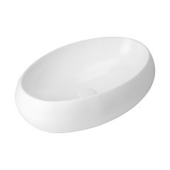 Uptrend Luna TR428 umywalka 58.5x40.5 cm owalna biały