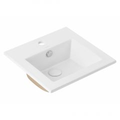 Uptrend TR4583 umywalka 42.5x42.5 cm kwadratowa wpuszczana biała