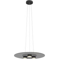 Wofi Lannion 5006302 lampa wisząca 3x6.3 W czarna