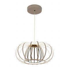 Aviano Salo 6033113 lampa wisząca 1x W czarna-piaskowa