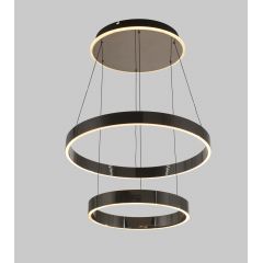 Aviano Marling 6072305 lampa wisząca 3x W czarna-chrom
