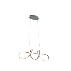 Aviano Trevance 62030106 lampa wisząca 1x56 W szary/popielaty