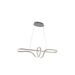 Aviano Trevance 62050106 lampa wisząca 1x72 W szary/popielaty