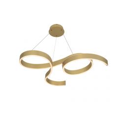 Aviano Martialo 62130115 lampa wisząca 1x48 W złota-matowa