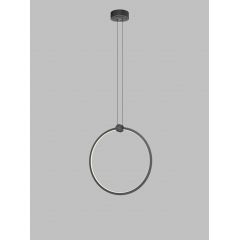 Aviano Circola 62180110 lampa wisząca 1x36 W czarna