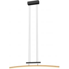 Wofi Bologna lampa wisząca 1x27 W czarna 7020-106