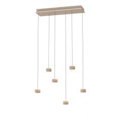 Aviano Quiberon 7039613 lampa wisząca 6x W piaskowa