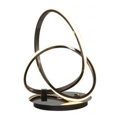 Aviano Bandol 8064105 lampa stołowa 2x9 W czarna-chrom