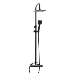 YokaHome Flova BPFLOVA20BLK zestaw prysznicowy ścienny czarny