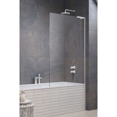 Radaway Modo SL White PNJ II 103160500401R parawan nawannowy 50 cm 1-częściowy biały połysk/szkło przezroczyste