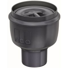 ACO 27100000 wpust punktowy cm czarny