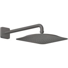 Axor Citterio C 28790340 deszczownica z ramieniem 27x27 cm kwadratowa czarna