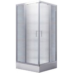 Besco Modern 165 MK80165M kabina prysznicowa kwadratowa 80x80 cm chrom