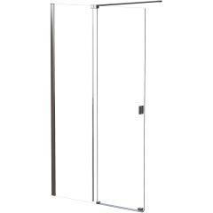 Besco Vayo VY120200C ścianka prysznicowa z drzwiami 120 cm