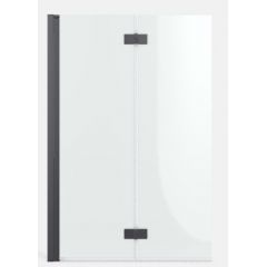 Radaway Nes Brushed GunMetal PND I 100101009201R parawan nawannowy 100 cm 2-częściowy szczotkowany/szkło przezroczyste