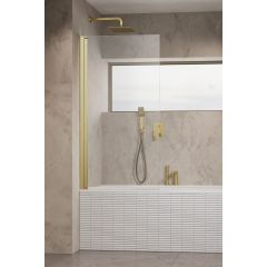 Radaway Nes Brushed Gold PNJ I 100110709901L parawan nawannowy 70 cm 1-częściowy złoty szczotkowany/szkło przezroczyste