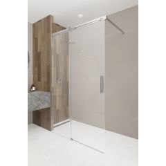 Radaway Essenza Pro KDJ 100941100101L ścianka prysznicowa 49 cm chrom połysk/szkło przezroczyste