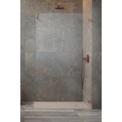 Radaway Essenza Pro Brushed Cooper Walk-In 101031409301 ścianka prysznicowa walk-in 140 cm miedź szczotkowany/szkło przezroczyste