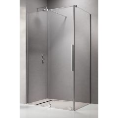 Radaway Furo KDJ 101047720101L drzwi prysznicowe 77.2 cm rozsuwane chrom połysk/szkło przezroczyste
