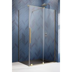 Radaway Furo Gold KDJ 101047720901R drzwi prysznicowe 77.2 cm rozsuwane do ścianki bocznej