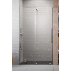 Radaway Furo Brushed Nickel DWJ 101075729101L drzwi prysznicowe 57.2 cm rozsuwane szczotkowany/szkło przezroczyste