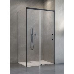 Radaway Idea Black KDS 101151205401R drzwi prysznicowe 120 cm rozsuwane do ścianki bocznej