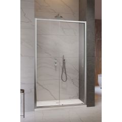 Radaway Premium Pro DWJ 10141600101L drzwi prysznicowe 160 cm rozsuwane chrom połysk/szkło przezroczyste