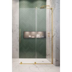 Radaway Furo SL Gold Walk-In 103065380901R drzwi prysznicowe 53.8 cm rozsuwane