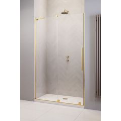 Radaway Furo SL Gold DWJ 103075720901L drzwi prysznicowe 57.2 cm rozsuwane złoty połysk/szkło przezroczyste