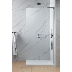 Radaway Modo SL Brushed Gunmetal II 103190949201R ścianka prysznicowa walk-in 90 cm szczotkowany/szkło przezroczyste