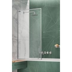 Radaway Modo F SL PNJ II 104060800101L parawan nawannowy 80 cm 1-częściowy chrom połysk/szkło przezroczyste