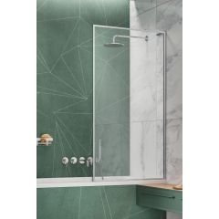 Radaway Modo F SL PNJ II 104060800101R parawan nawannowy 80 cm 1-częściowy chrom połysk/szkło przezroczyste