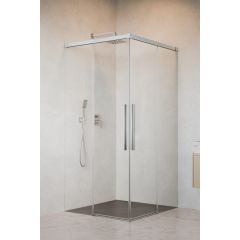 Radaway Idea 8 QL KDD 105900800101R kabina prysznicowa część prawa 80x80 cm kwadratowa chrom połysk/szkło przezroczyste