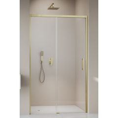 Radaway Idea Brushed Gold DWJ 3870149901L drzwi prysznicowe 100 cm rozsuwane złoty szczotkowany/szkło przezroczyste