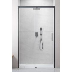Radaway Idea Brushed GunMetal DWJ 3870169201L drzwi prysznicowe 120 cm rozsuwane szczotkowany/szkło przezroczyste