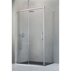 Radaway Idea Brushed Nickel KDJ 3870429101L drzwi prysznicowe 120 cm rozsuwane nikiel szczotkowany/szkło przezroczyste
